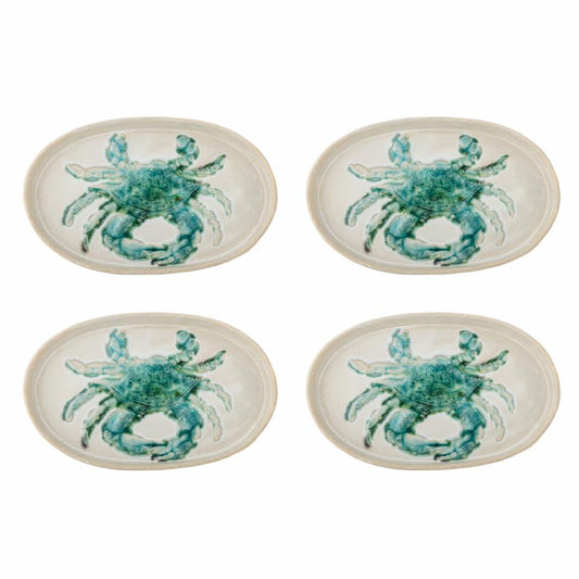 Hadden Plate 29x18 cm - Set of 4 - Crab