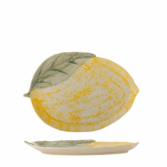 Hadden Plate 32x22,5 cm - Set of 4 - Lemon