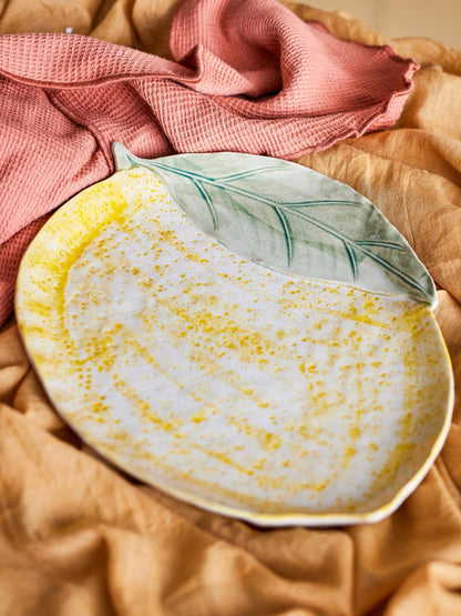 Hadden Plate 32x22,5 cm - Set of 4 - Lemon
