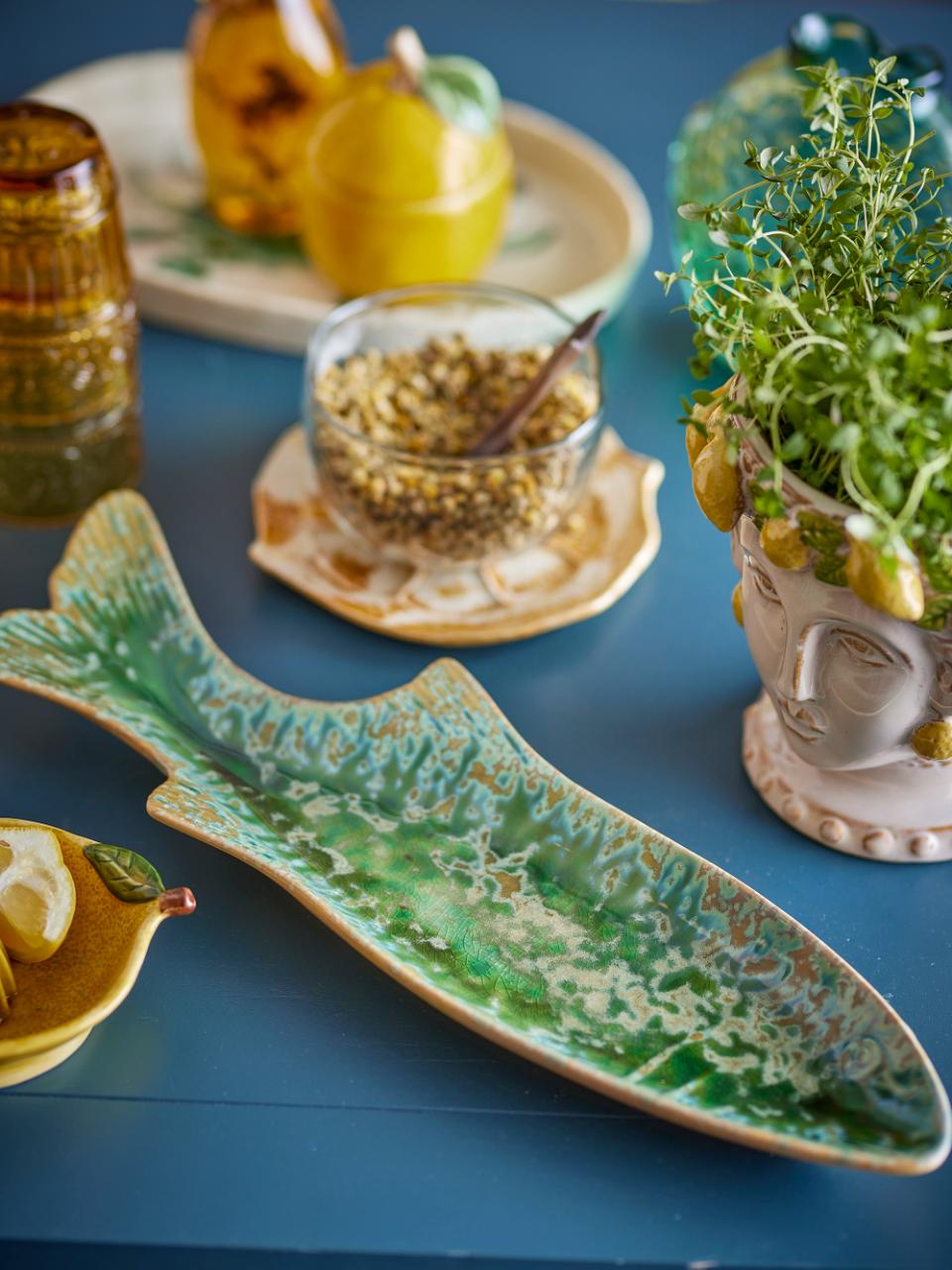 Hadden Plate 42x13 cm - Set of 4 - Fish