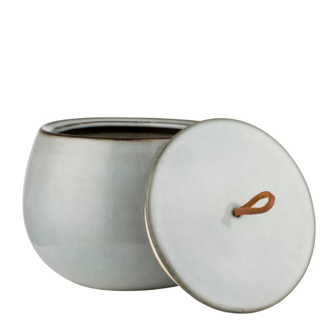 Amera jar H10,5 cm - grey