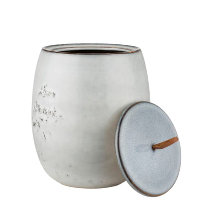 Amera jar H16 cm - grey