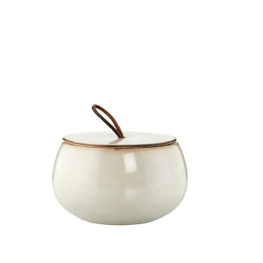 Amera jar H7,5 cm - white sands