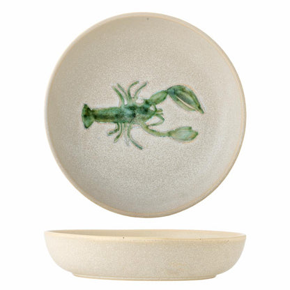Hadden Bowl Ø29 cm - Set of 2 - Lobster / Green