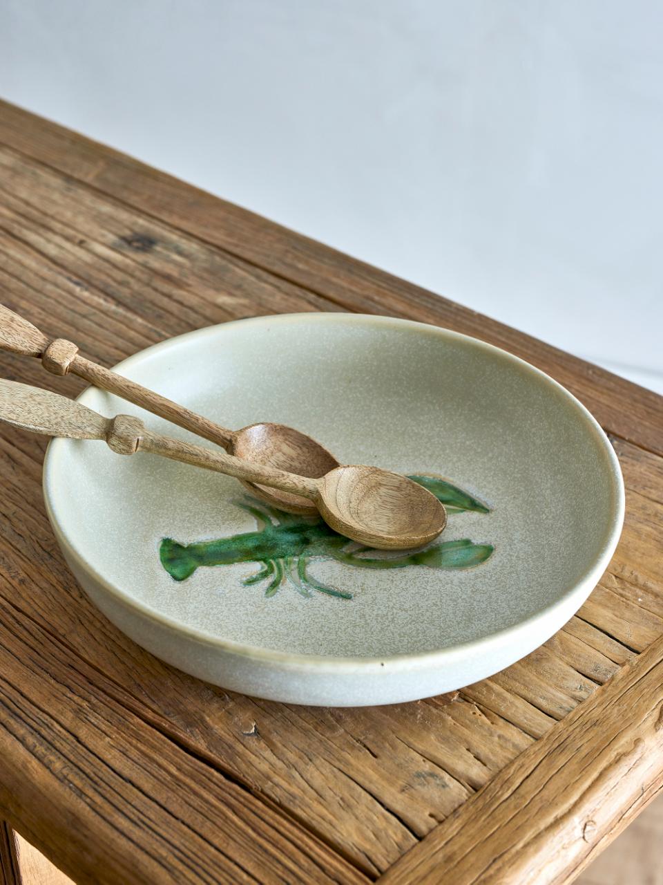 Hadden Bowl Ø29 cm - Set of 2 - Lobster / Green