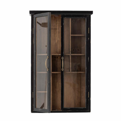 Hazem Cabinet - Black / Firwood
