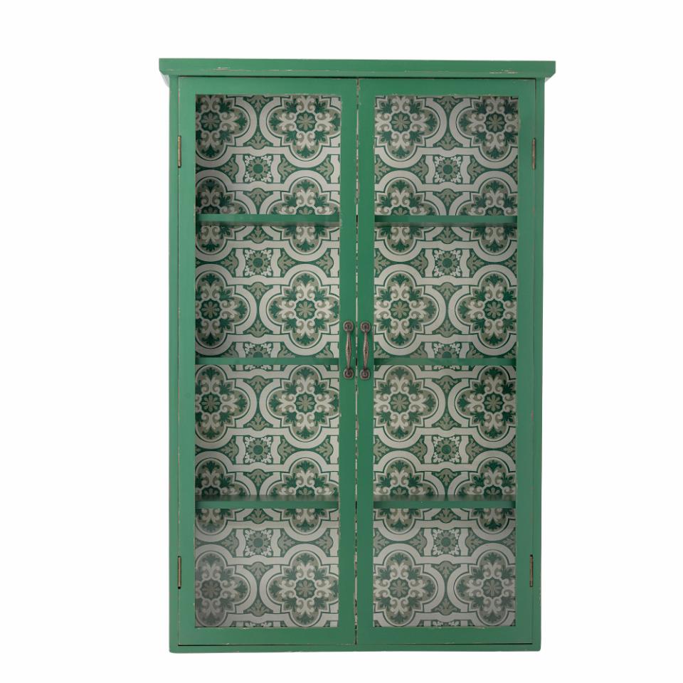 Hazem Cabinet - Green / Firwood