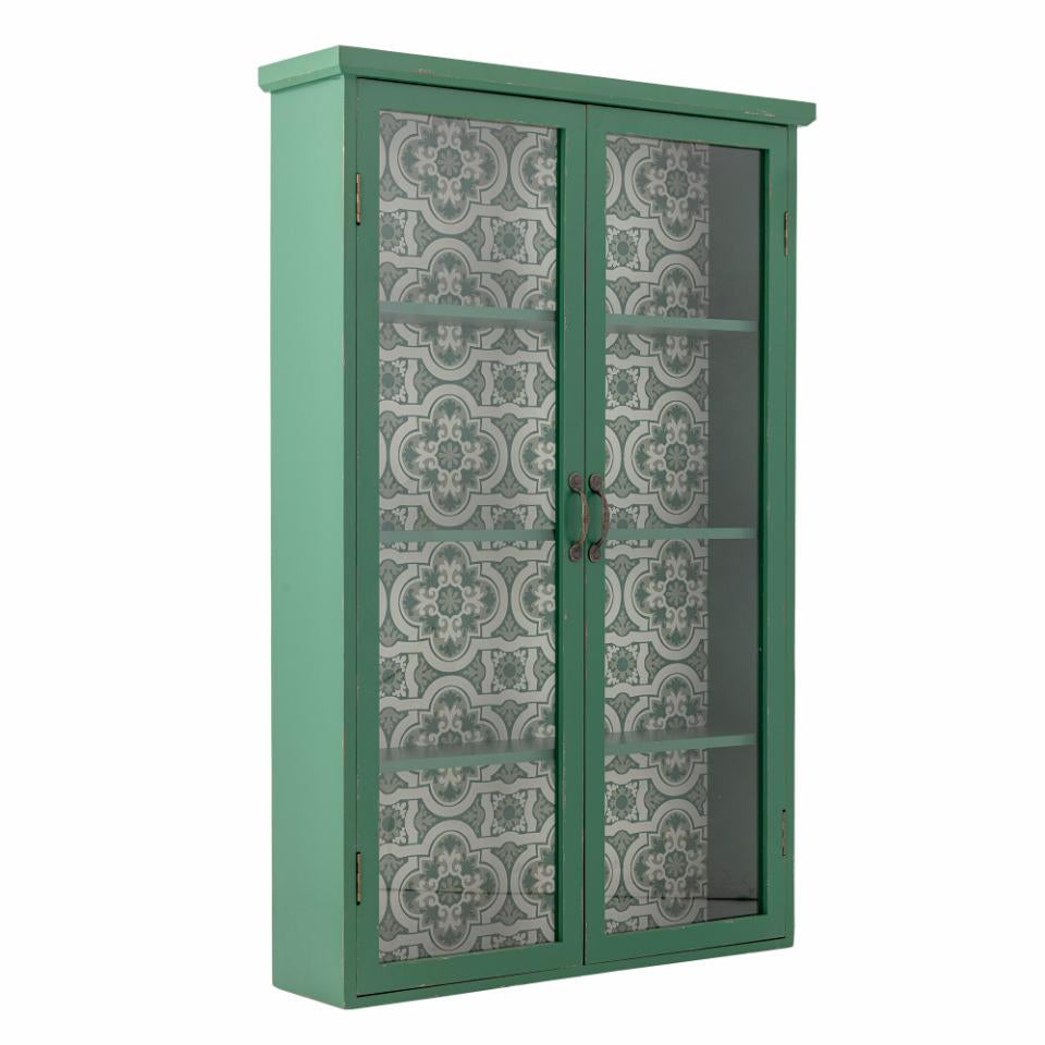 Hazem Cabinet - Green / Firwood