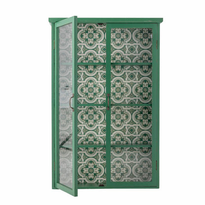 Hazem Cabinet - Green / Firwood