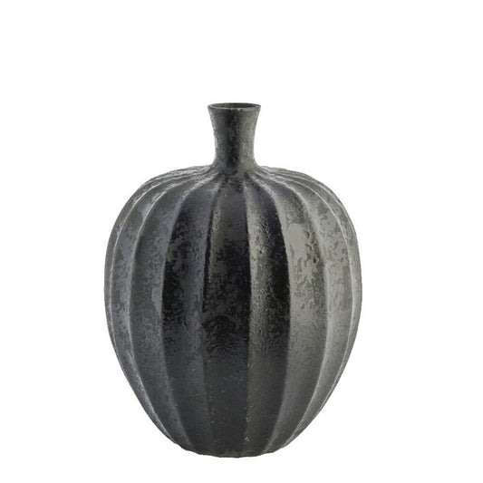 Esme decoration vase H42 cm - black