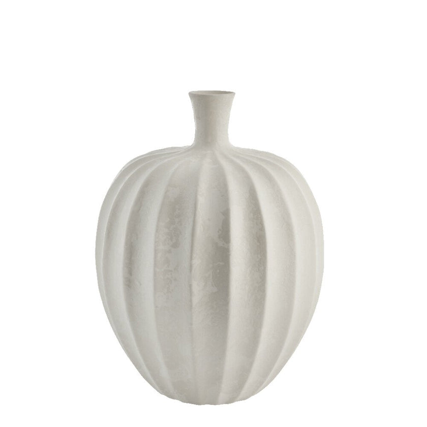 Esme decoration vase H42 cm - off white