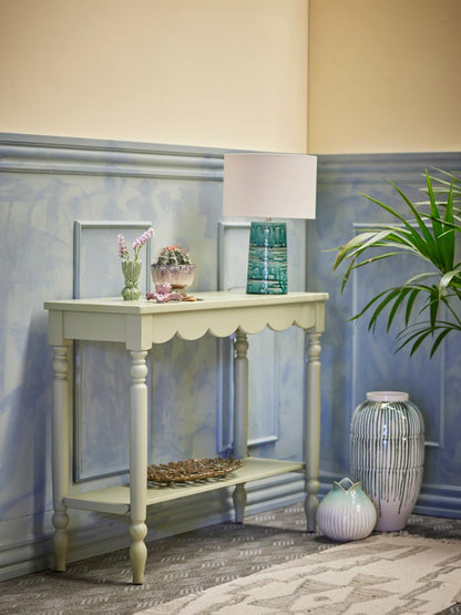 Salla Console Table - Green / Firwood