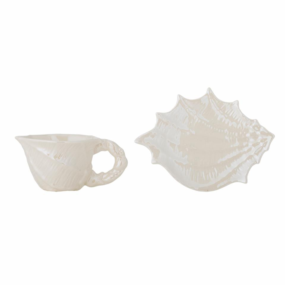 Shellie Cup 150 ml with Saucer - Set of 4
