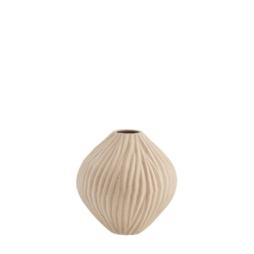 Esmia decoration vase H21 cm - powder