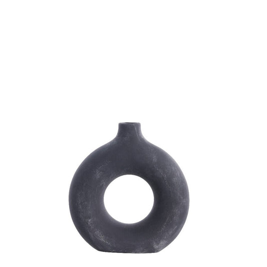 Catia decoration vase H23,5 cm - black