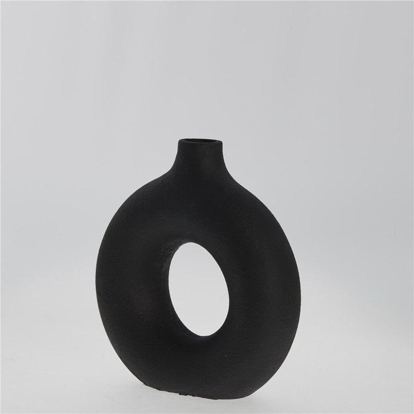 Catia decoration vase H23,5 cm - black