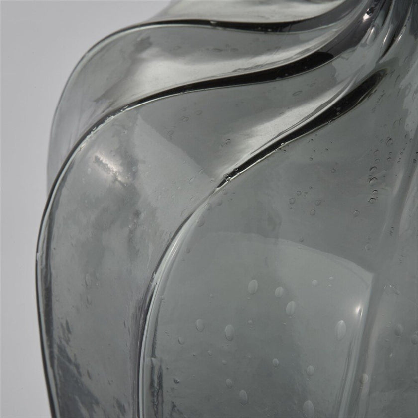 Miyanne vase H34,5 cm - smoked grey