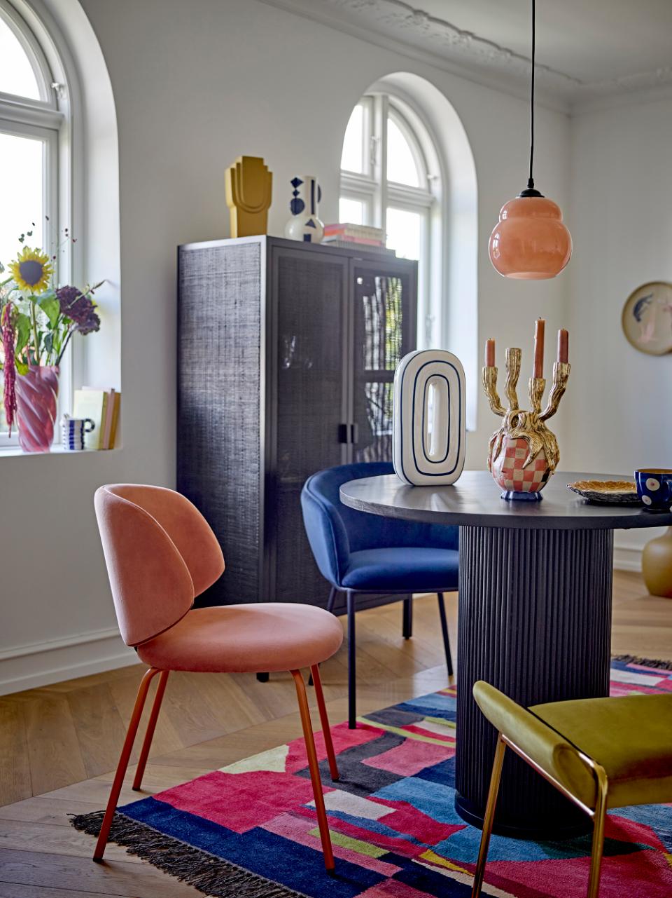 Marikka Cabinet - Black / Mahogany