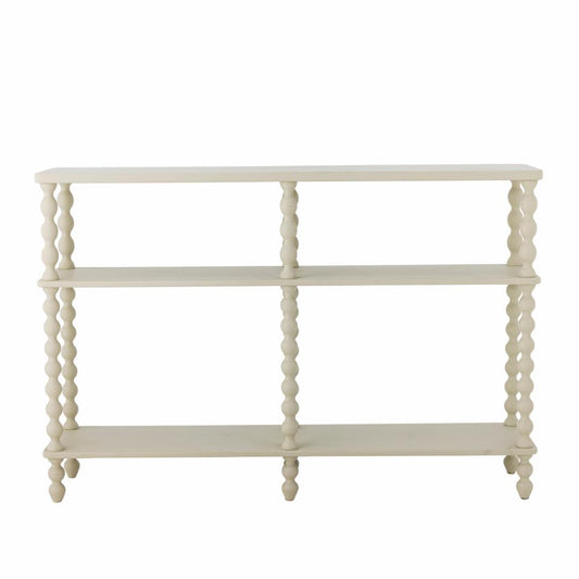 Salino Console Table - White / Firwood
