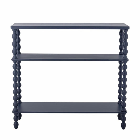 Salino Console Table - Blue / Firwood