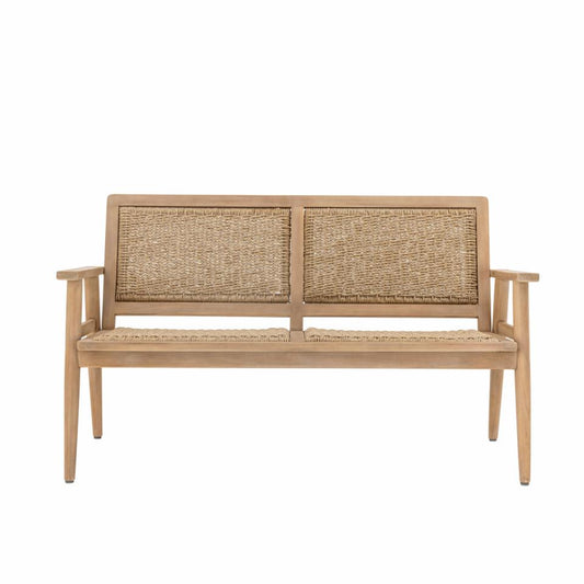 Sorrento Sofa - Nature / Acacia, Polyrattan