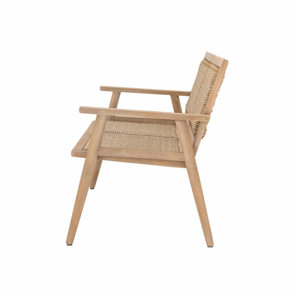Sorrento Sofa - Nature / Acacia, Polyrattan