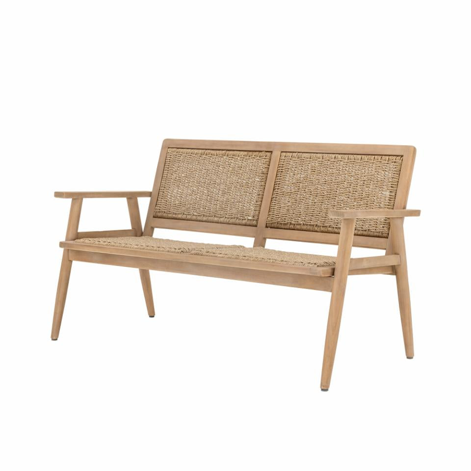 Sorrento Sofa - Nature / Acacia, Polyrattan