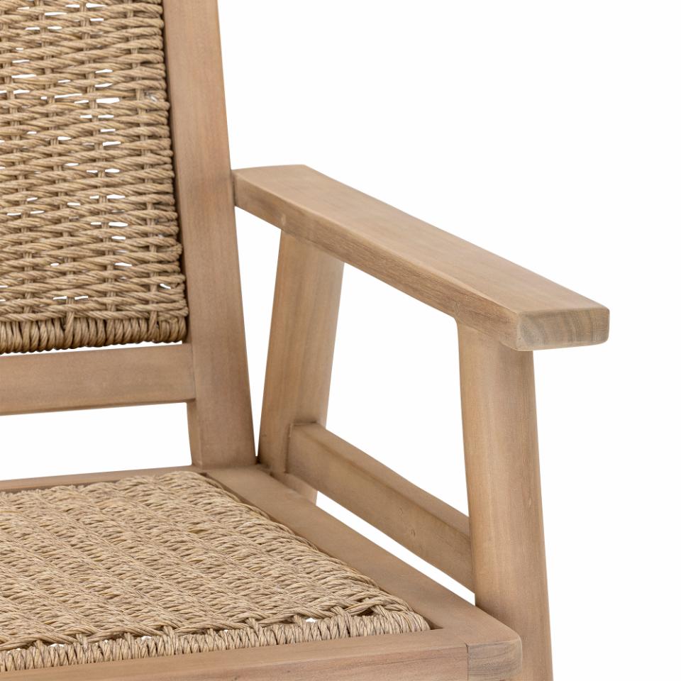 Sorrento Sofa - Nature / Acacia, Polyrattan