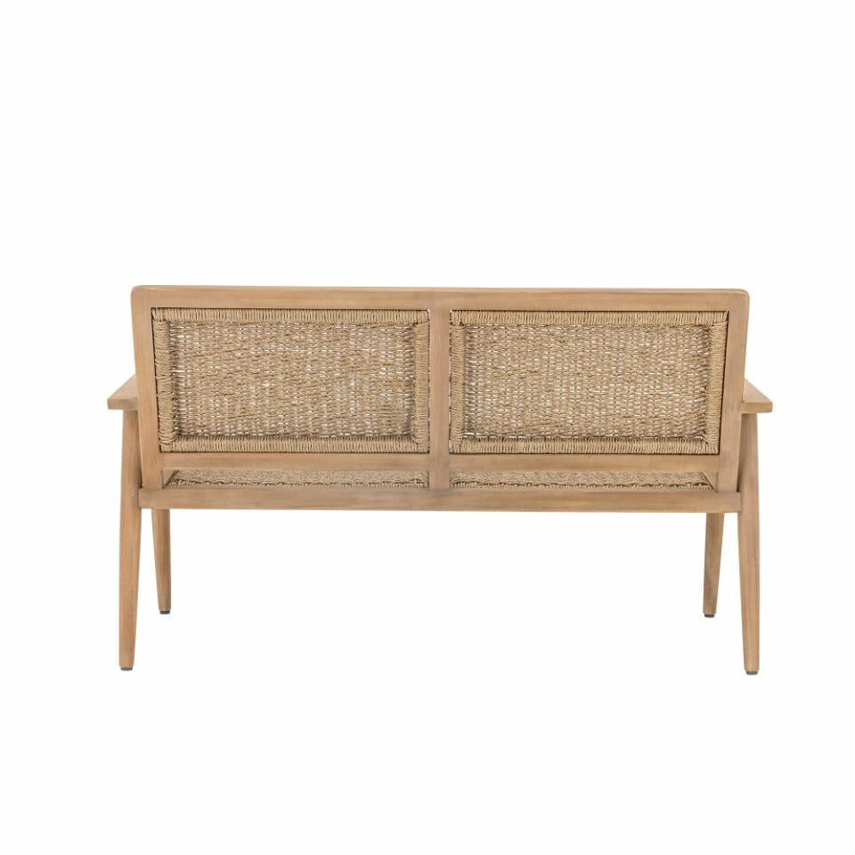 Sorrento Sofa - Nature / Acacia, Polyrattan