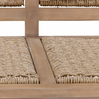 Sorrento Sofa - Nature / Acacia, Polyrattan