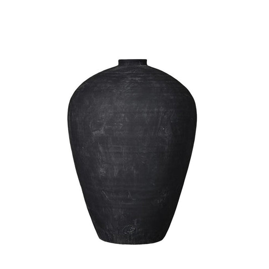 Jarrón decorativo Catia Al. 57 cm - negro antiguo