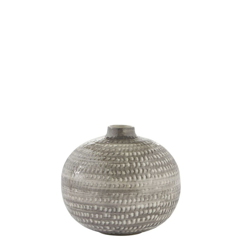 Cassandra vase H15,5 cm - dark grey