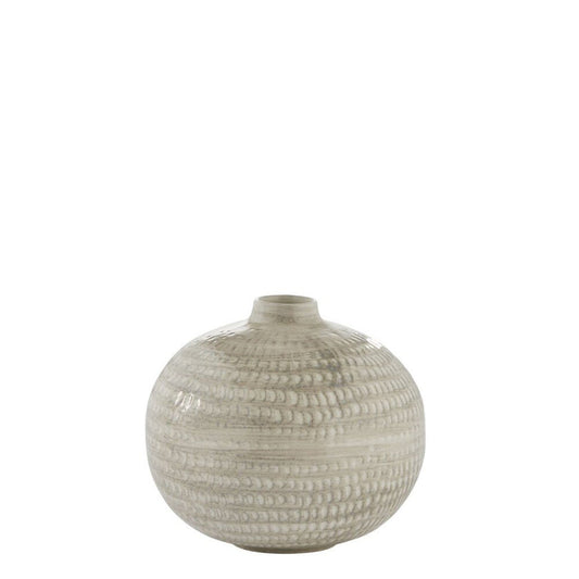 Cassandra vase H15,5 cm - silver grey