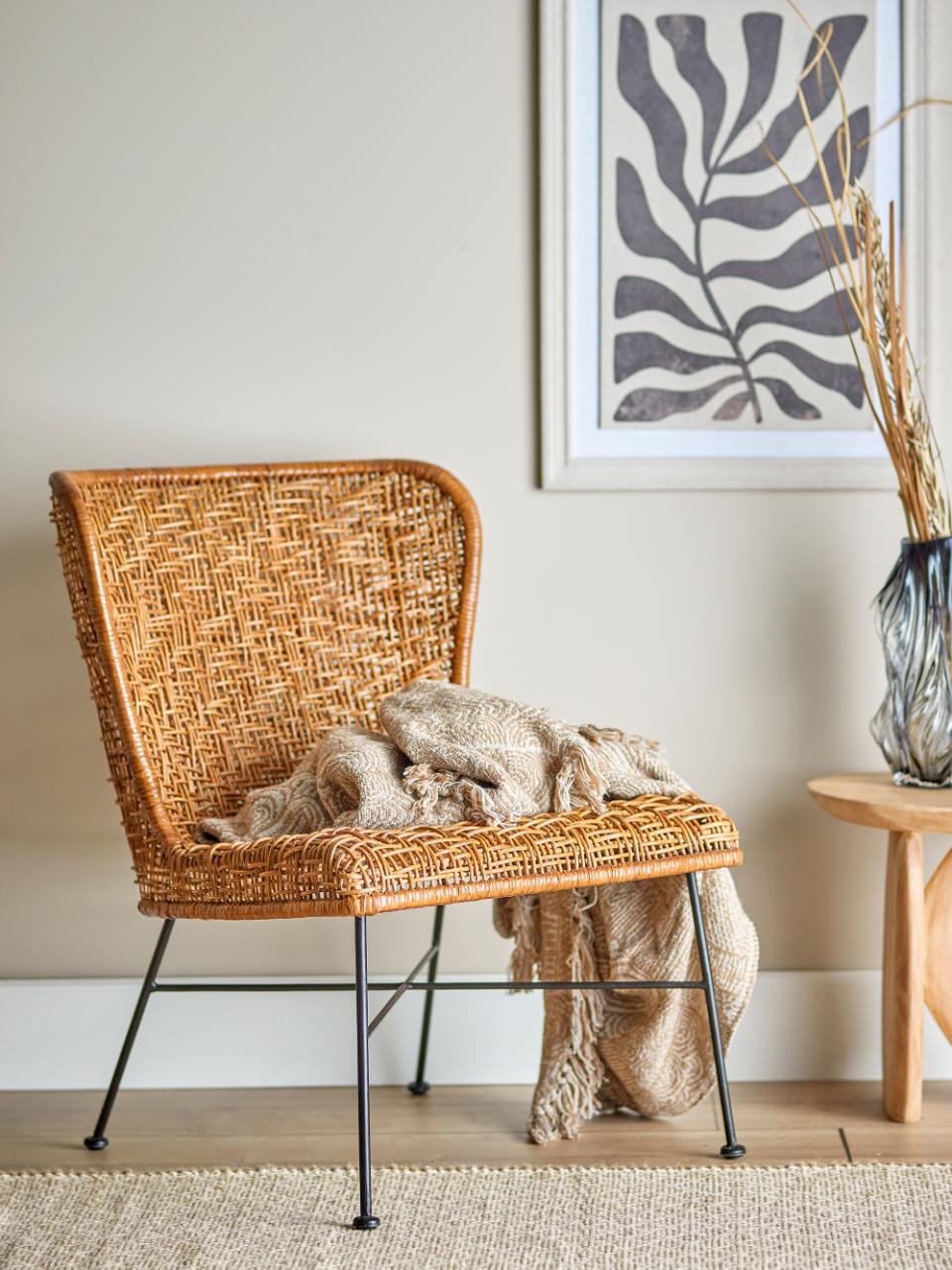 Somme Lounge Chair 2pcs - Nature / Rattan