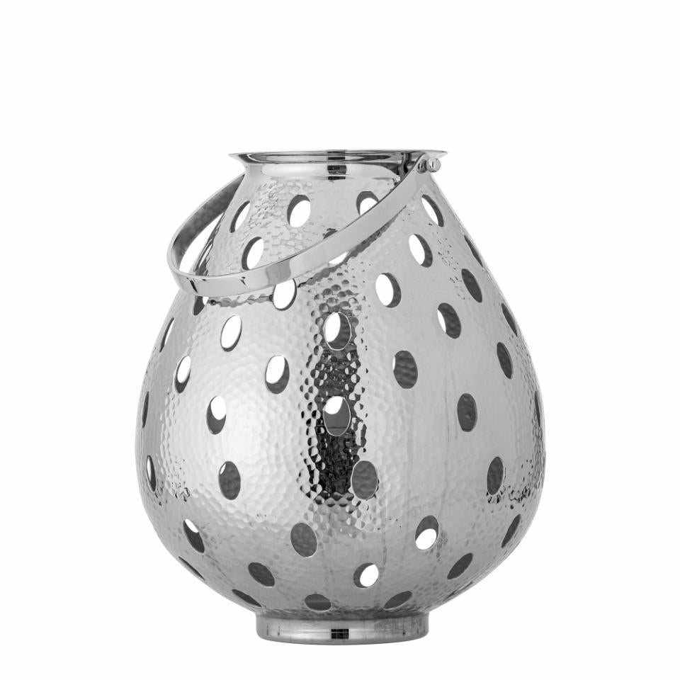Maika Lantern - Silver / Aluminum