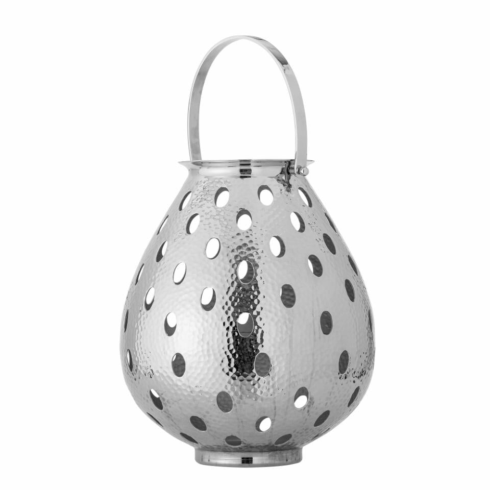 Maika Lantern - Silver / Aluminum