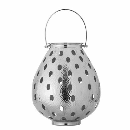 Maika Lantern - Silver / Aluminum