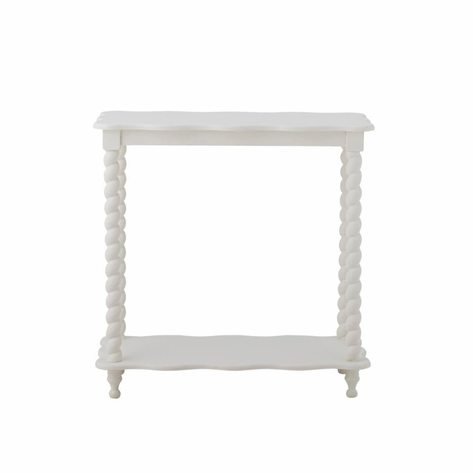 Bia Console Table - White / MDF, Firwood