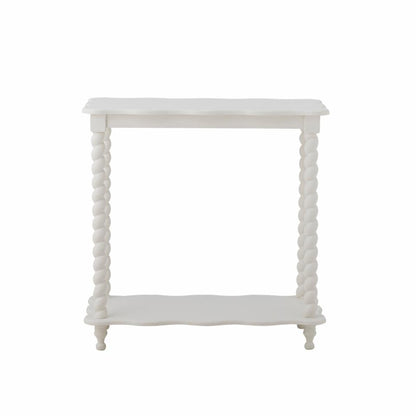 Bia Console Table - White / MDF, Firwood