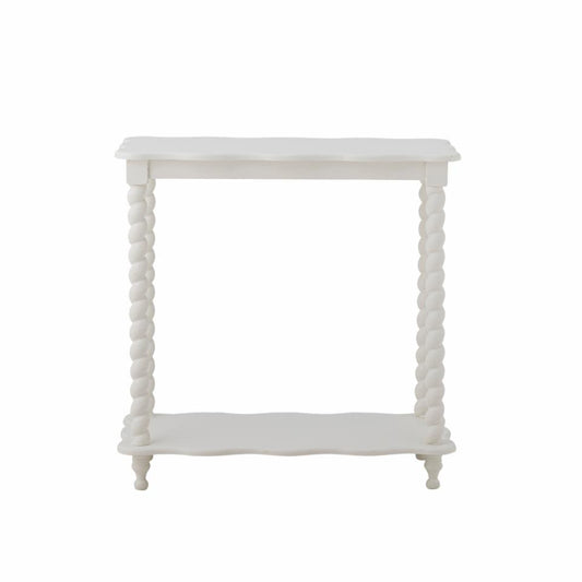 Bia Console Table - White / MDF, Firwood