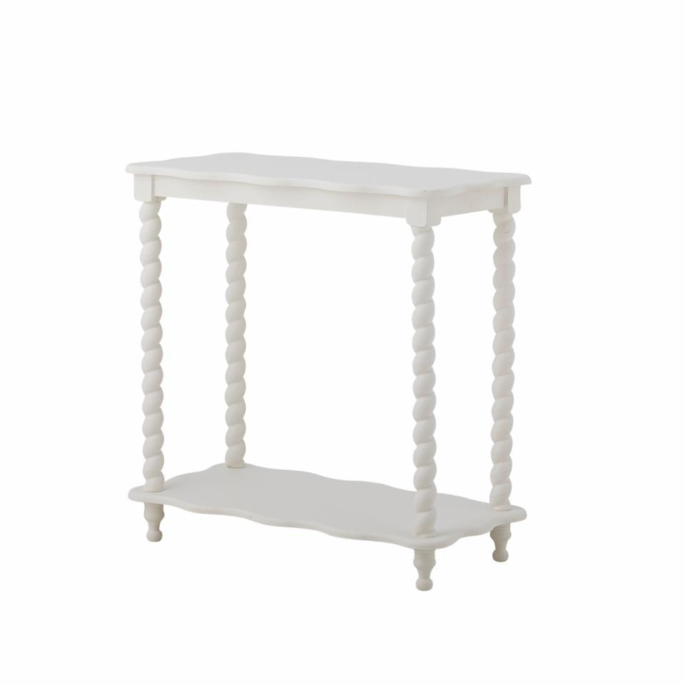 Bia Console Table - White / MDF, Firwood