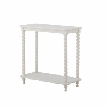 Bia Console Table - White / MDF, Firwood