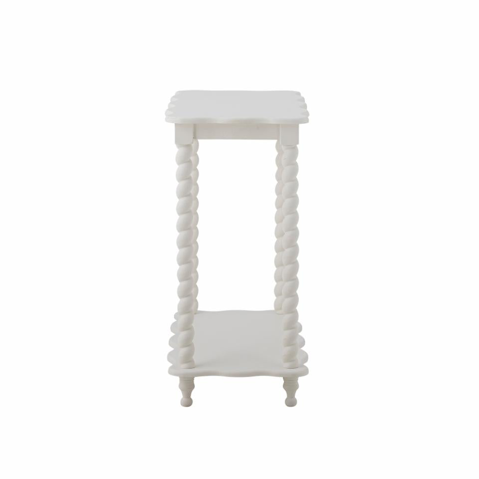 Bia Console Table - White / MDF, Firwood