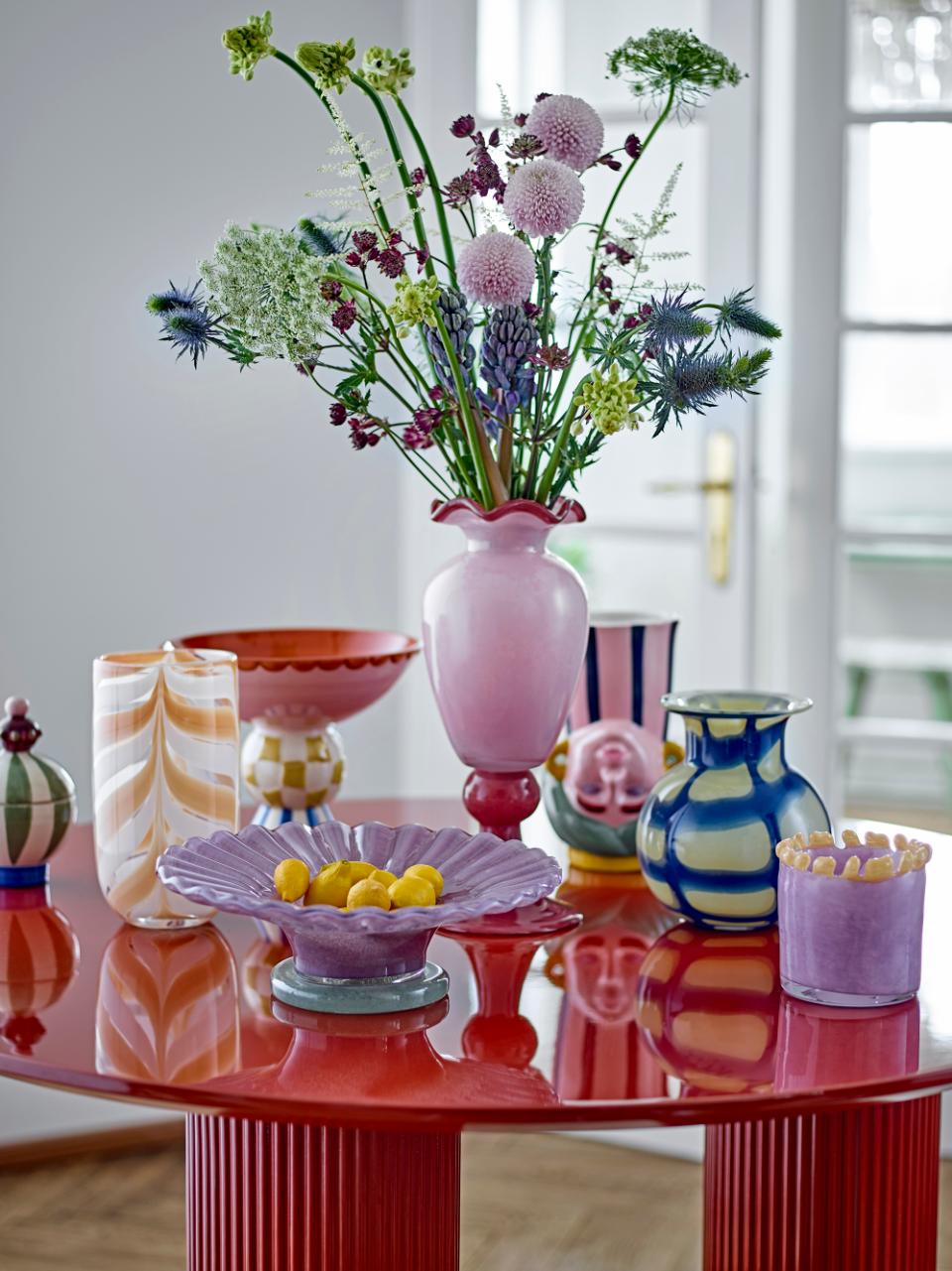 Frills Vase H34 cm - Rose