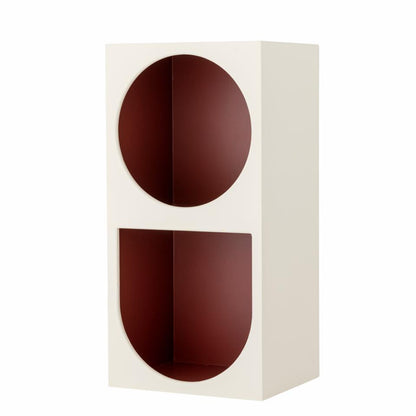 Graphia Bookcase - White, Red / MDF