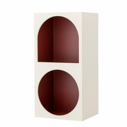 Graphia Bookcase - White, Red / MDF