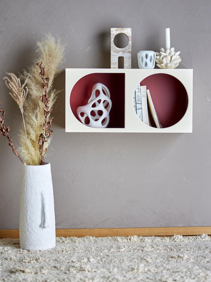 Graphia Bookcase - White, Red / MDF