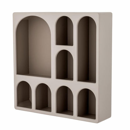 Graphia Bookcase - White,Brown / MDF