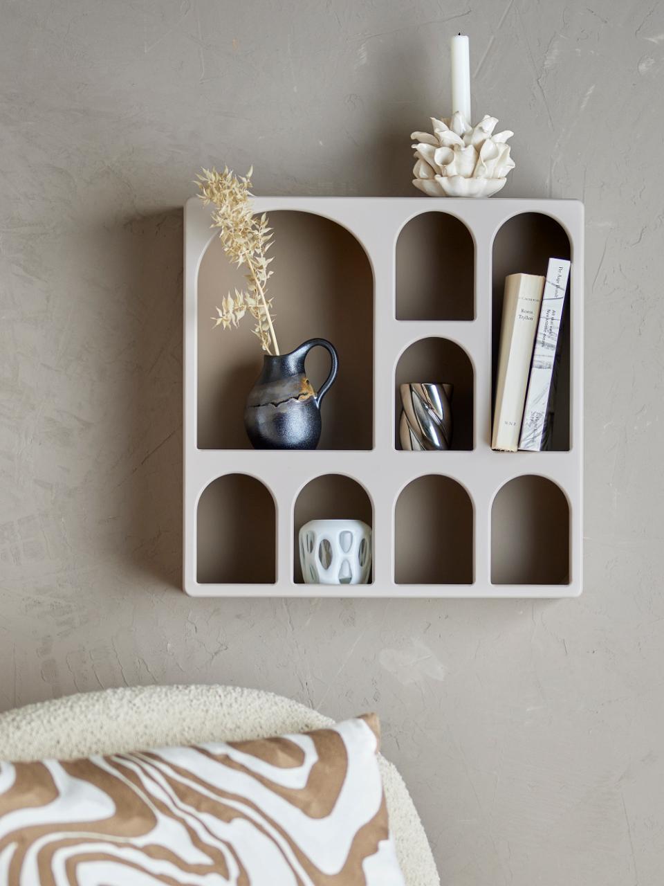 Graphia Bookcase - White,Brown / MDF