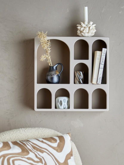 Graphia Bookcase - White,Brown / MDF